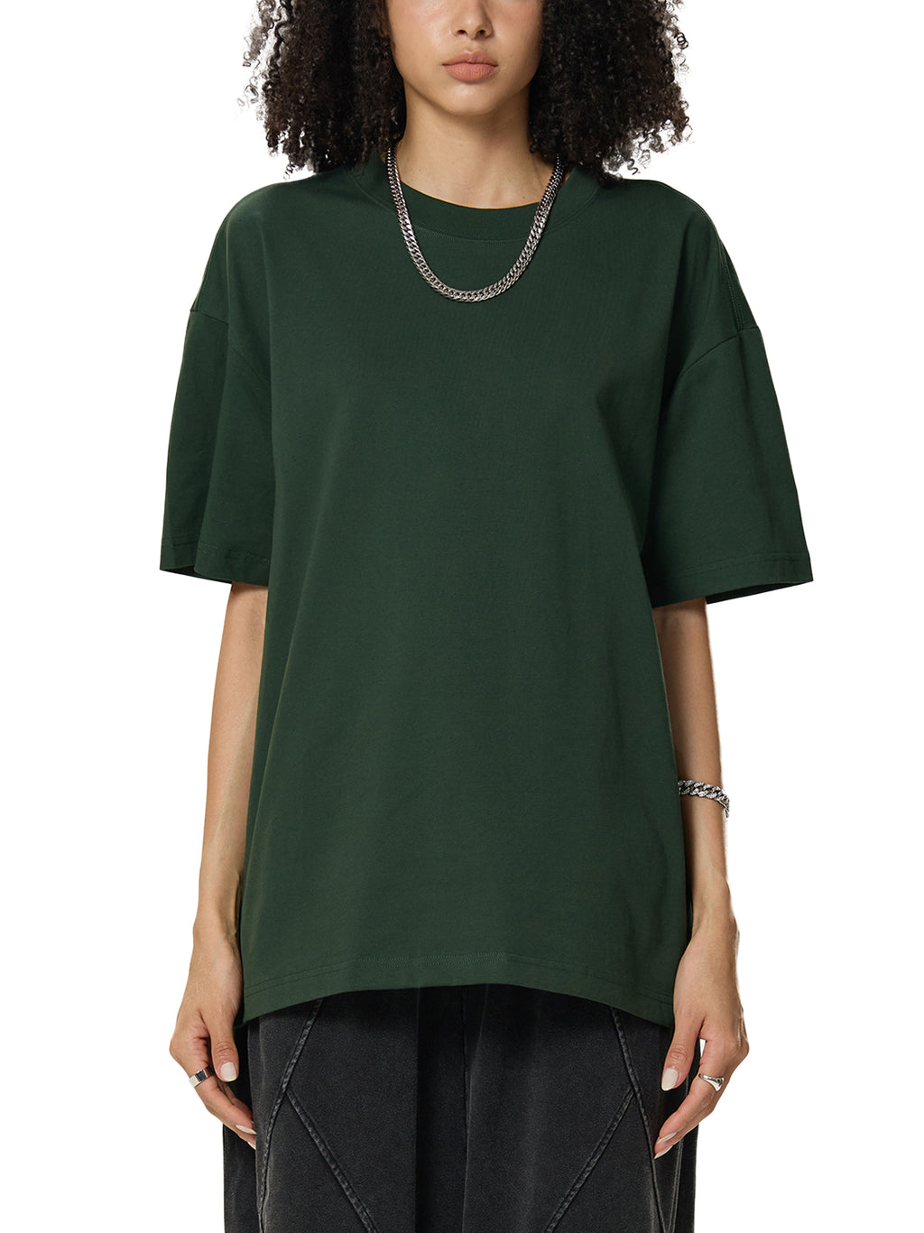 Green T-Shirt with White Logo