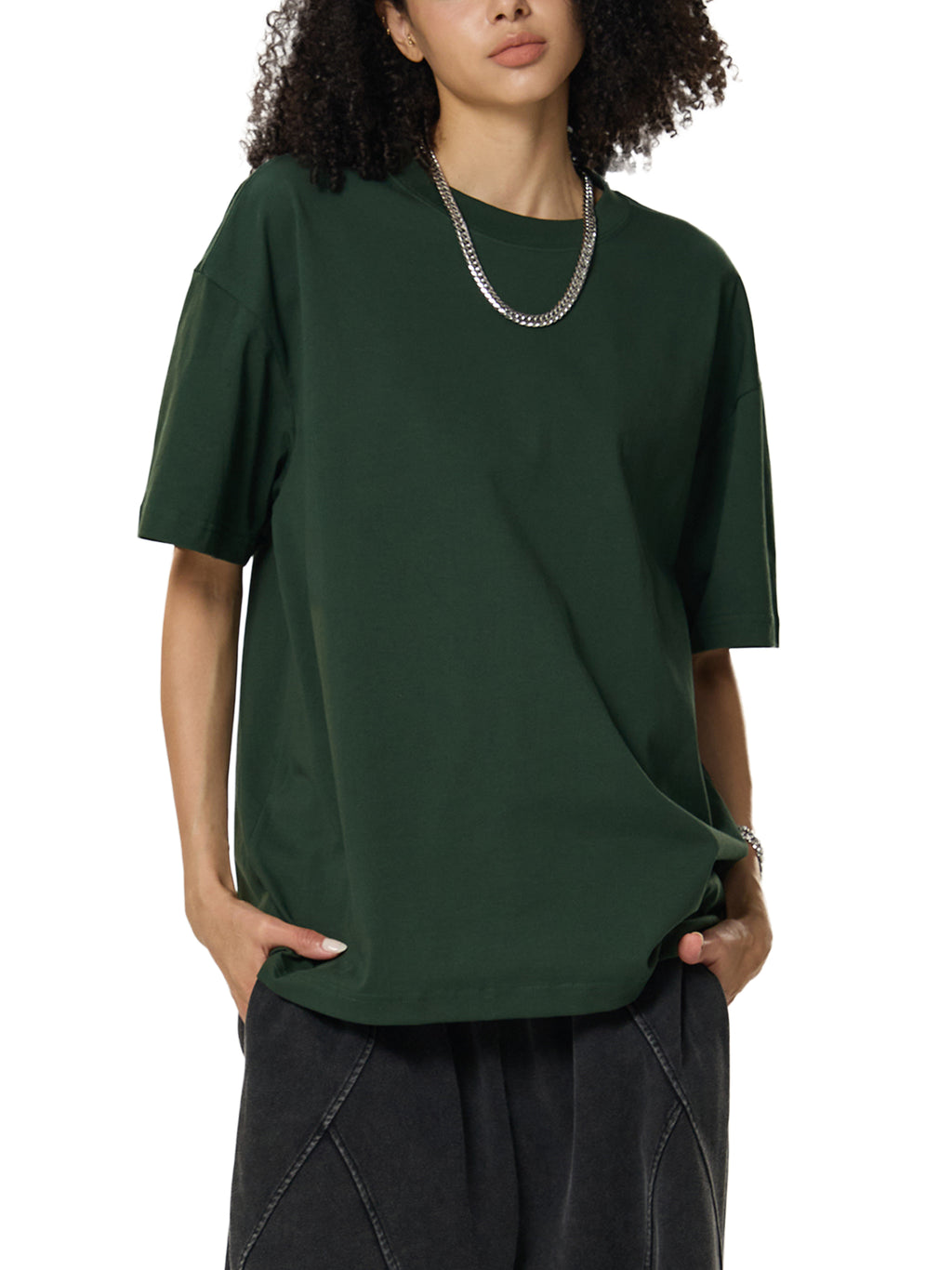 Green T-Shirt with White Logo